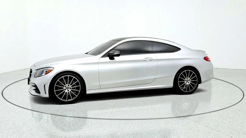Used 2021 Iridium Silver Metallic Mercedes-Benz C 300 Coupe w/ AMG® Line & Designo Nappa Leather Pkg image 8