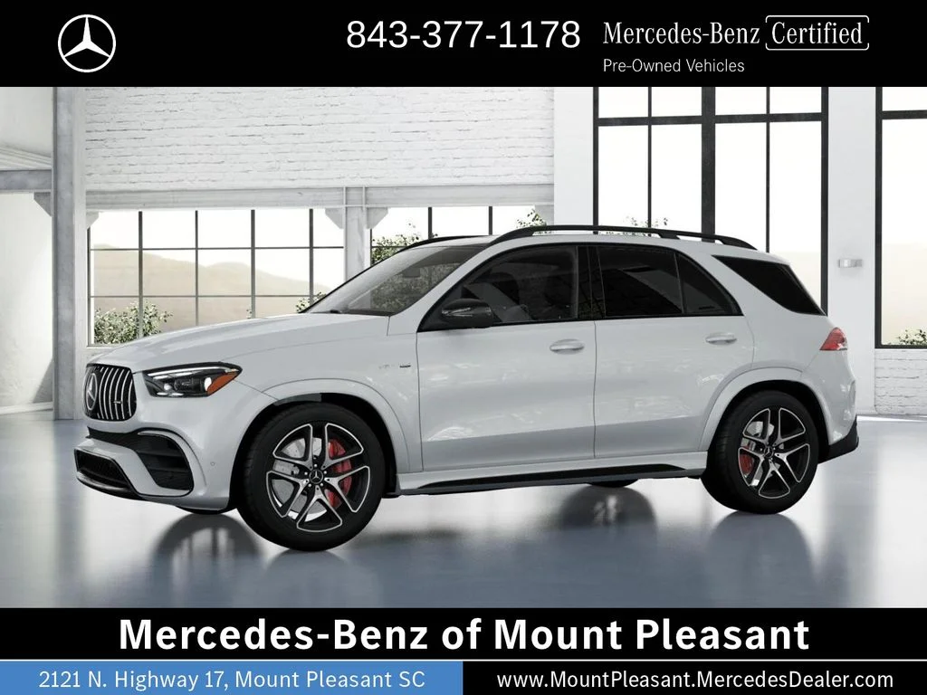 Certified Used 2025 MANUFAKTUR Moonlight White Metallic Mercedes-AMG GLE 63 S AMG® image 37