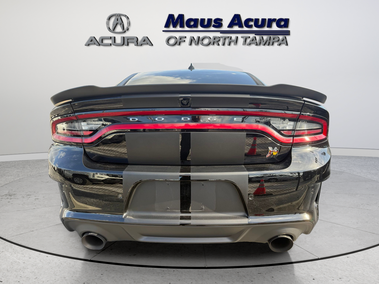 Used 2021 Pitch Black Clearcoat Dodge R/T Scat Pack Widebody image 6