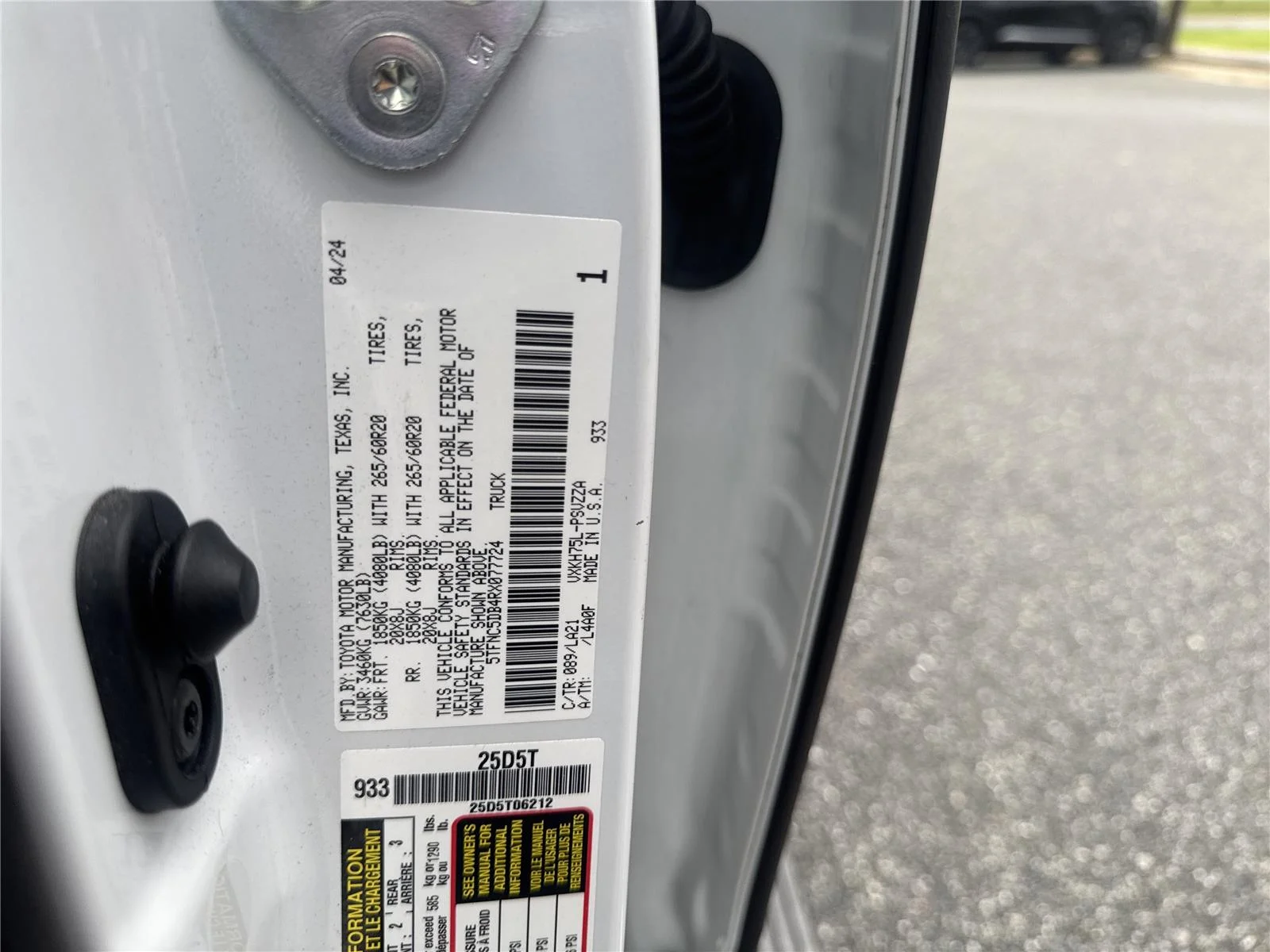 Used 2024 Wind Chill Pearl Toyota Platinum Hybrid image 42
