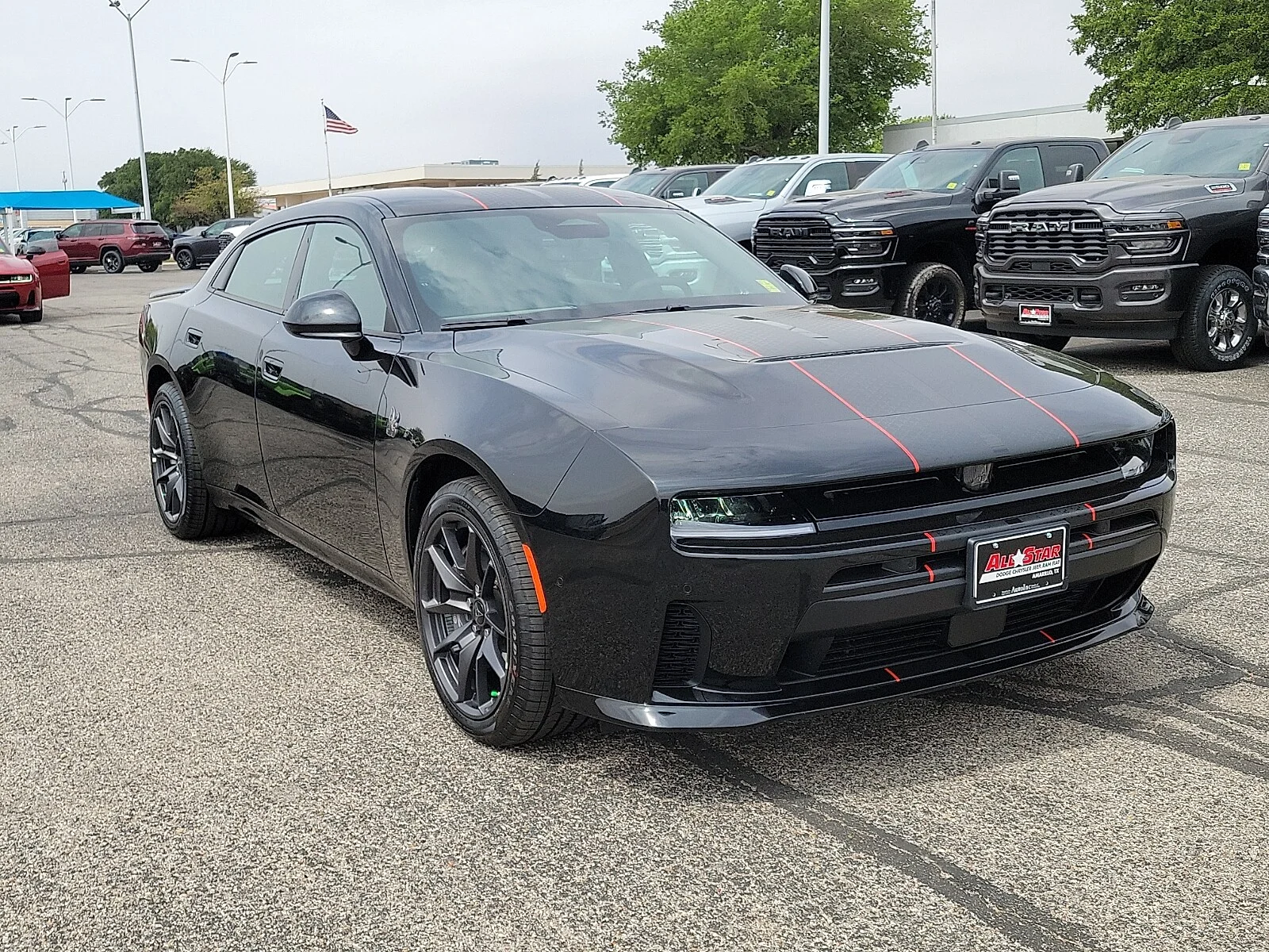 New 2026 Diamond Black Crystal Pearlcoat Dodge SCAT PACK 4-DOOR AWD image 7