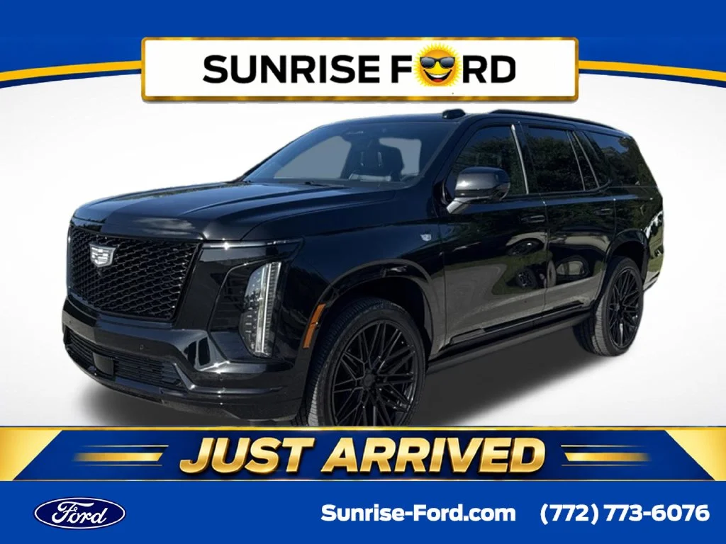 Used 2025 Black Cadillac Sport Platinum image 1