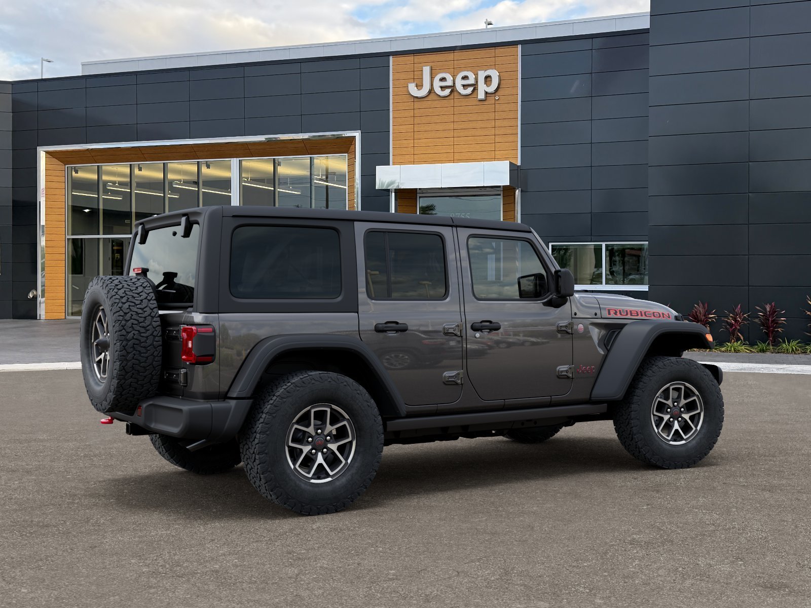 New 2026 Granite Crystal Metallic Clear-Coat Exterior Paint Jeep Rubicon image 34
