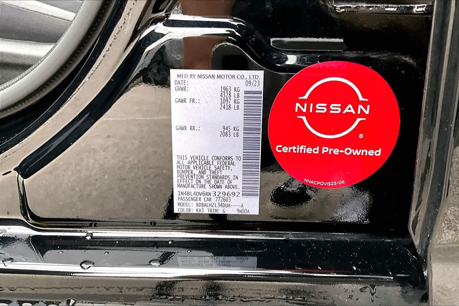 Certified Used 2024 Super Black Nissan 2.5 SV image 37