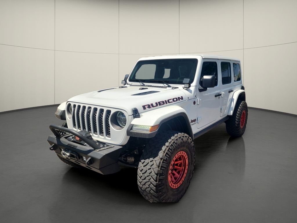 Used 2021 White Jeep Unlimited Rubicon image 3