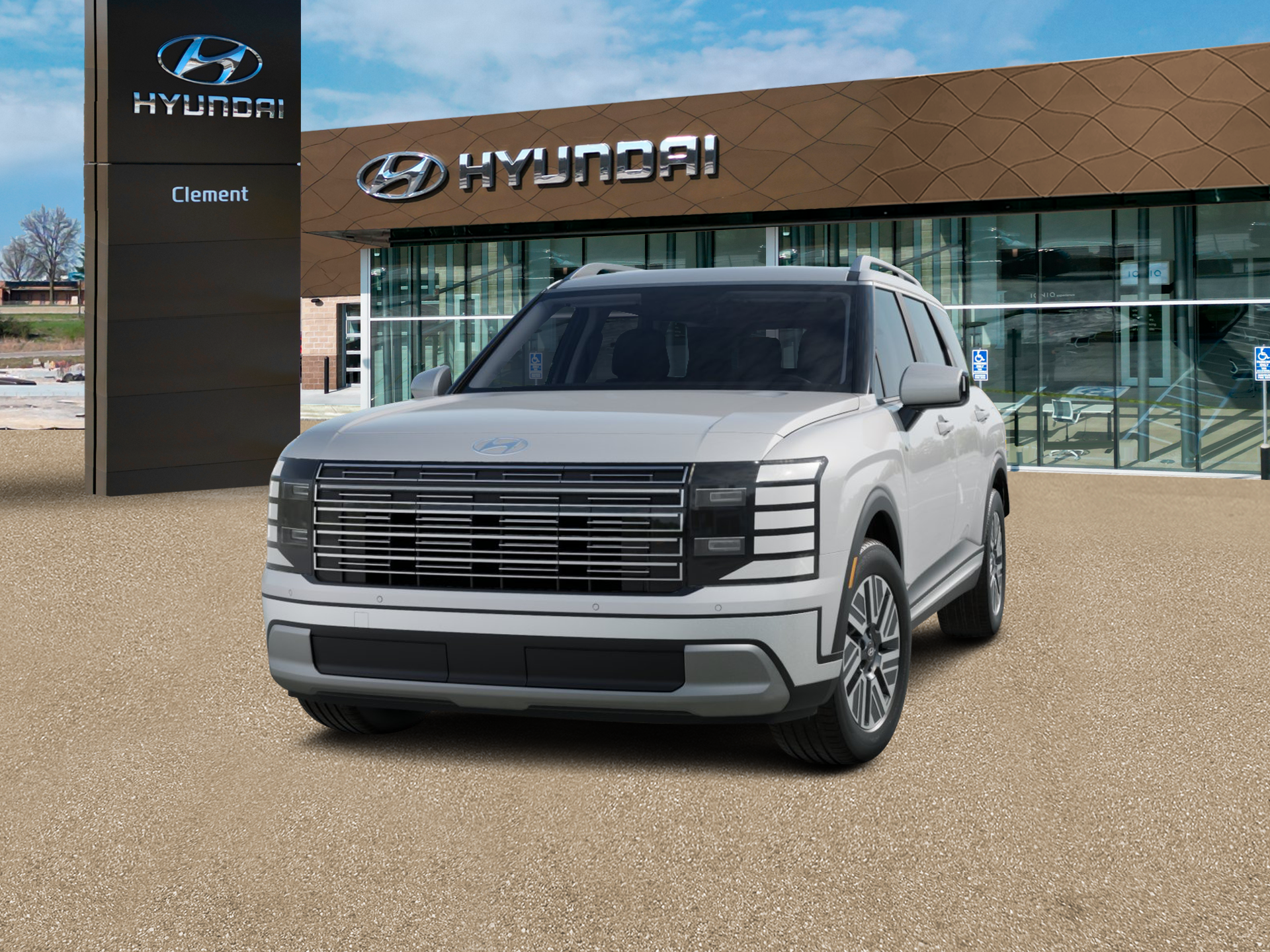 New 2026 White Hyundai SEL 8P image 1