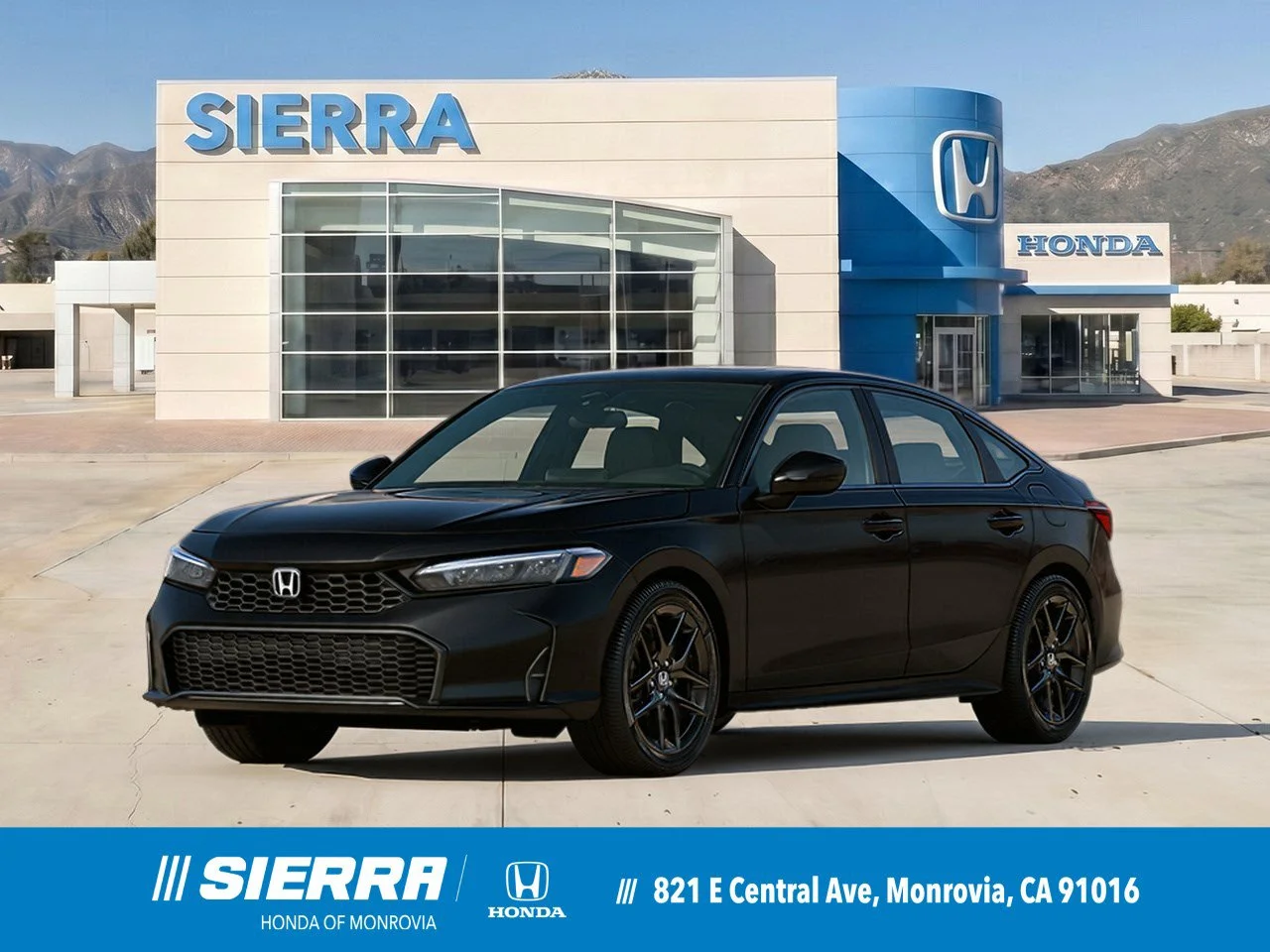 New 2026 Crystal Black Pearl Honda 2WD Sport Hybrid image 1