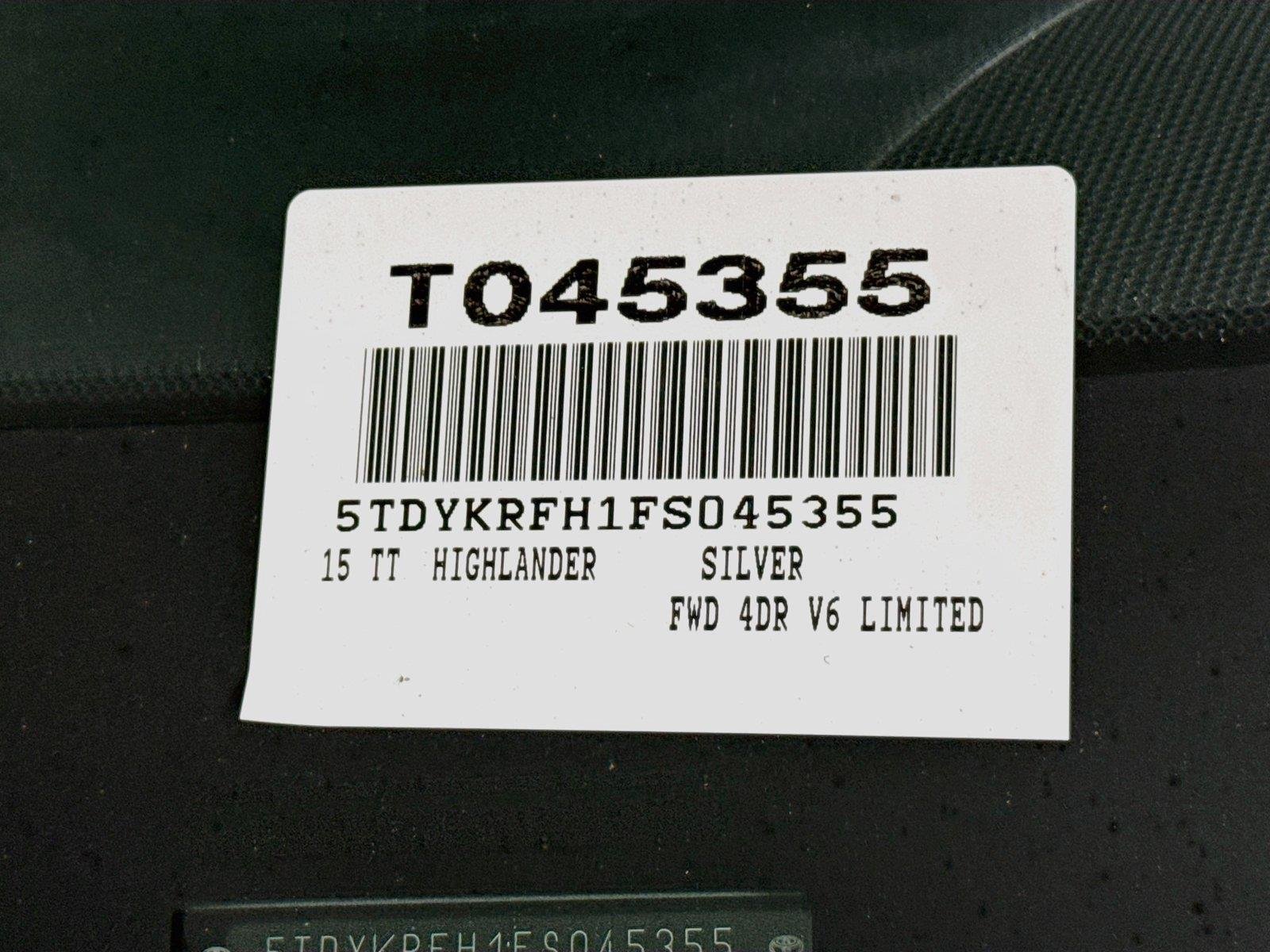 Used 2015 Silver Sky Metallic Toyota Limited image 50