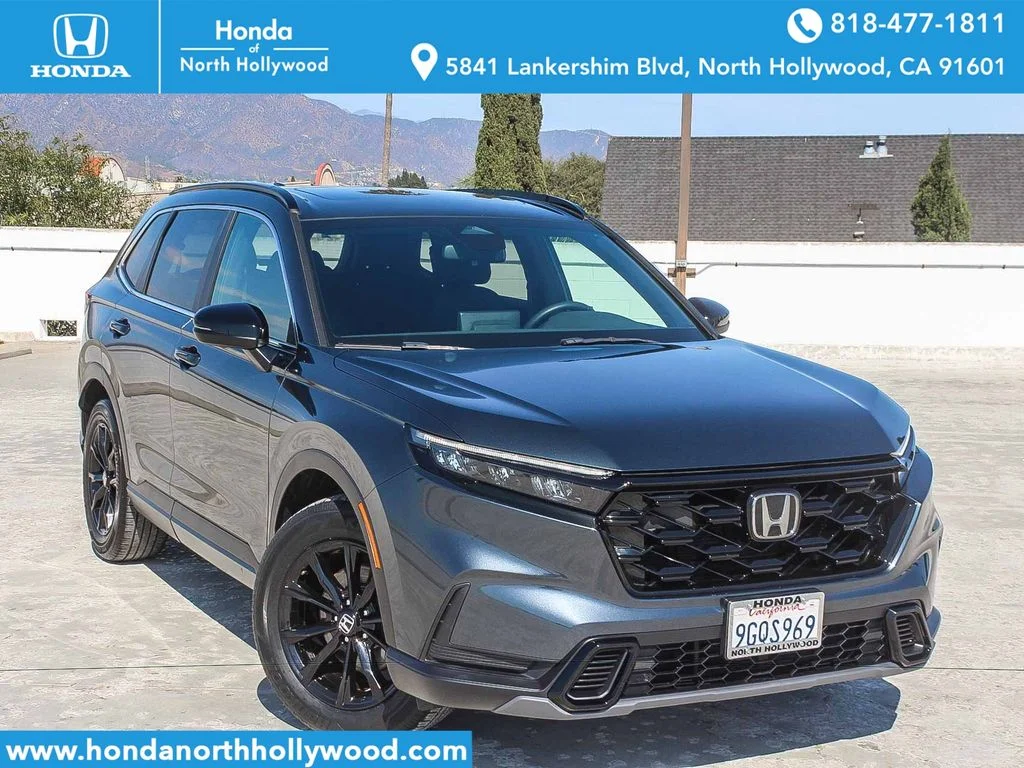 Certified Used 2023 Meteorite Gray Metallic Honda Sport image 1