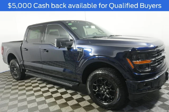 New 2026 Antimatter Blue Metallic Ford XLT image 2