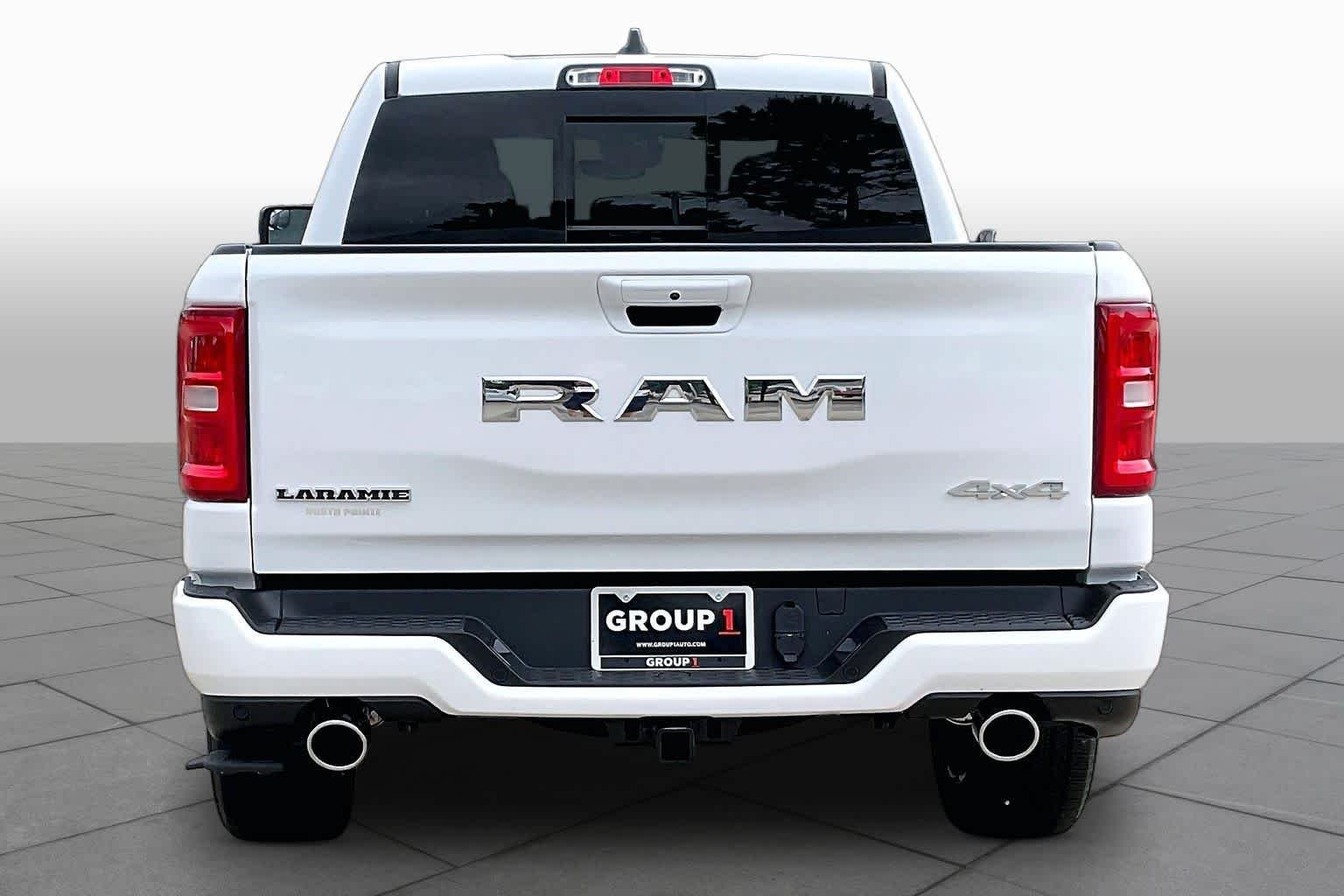 New 2026 Bright White Clear-Coat Exterior Paint RAM Laramie image 4