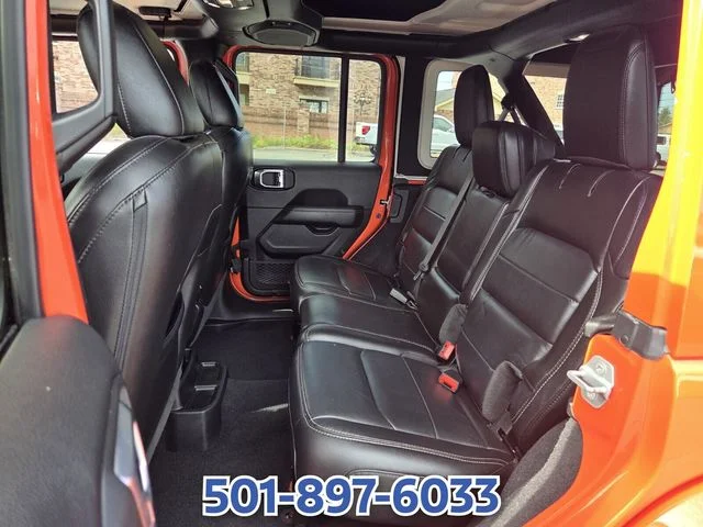 Used 2020 Orange Jeep Unlimited Sahara image 10