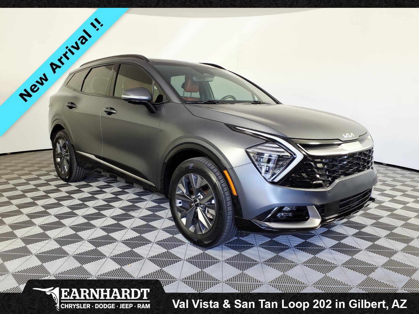Used 2023 Shadow Matte Gray Kia SX-Prestige image 3