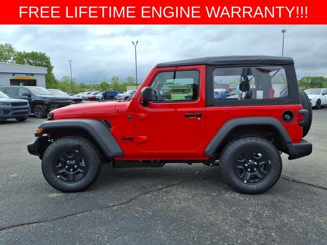 New 2026 Firecracker Red Clear-Coat Exterior Paint Jeep Sport image 4
