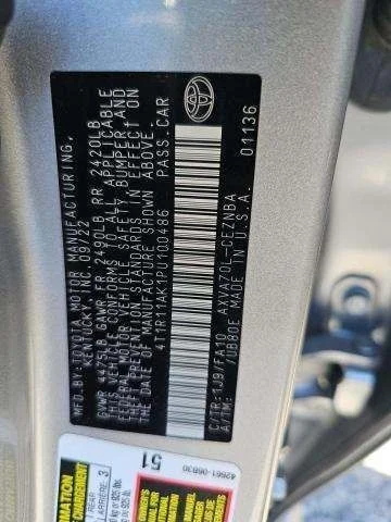 Used 2023 Silver Toyota LE image 9
