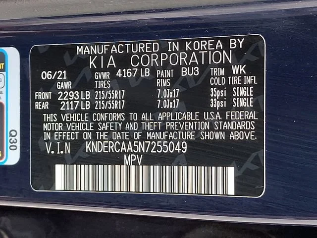 Used 2022 Blue Kia EX image 28