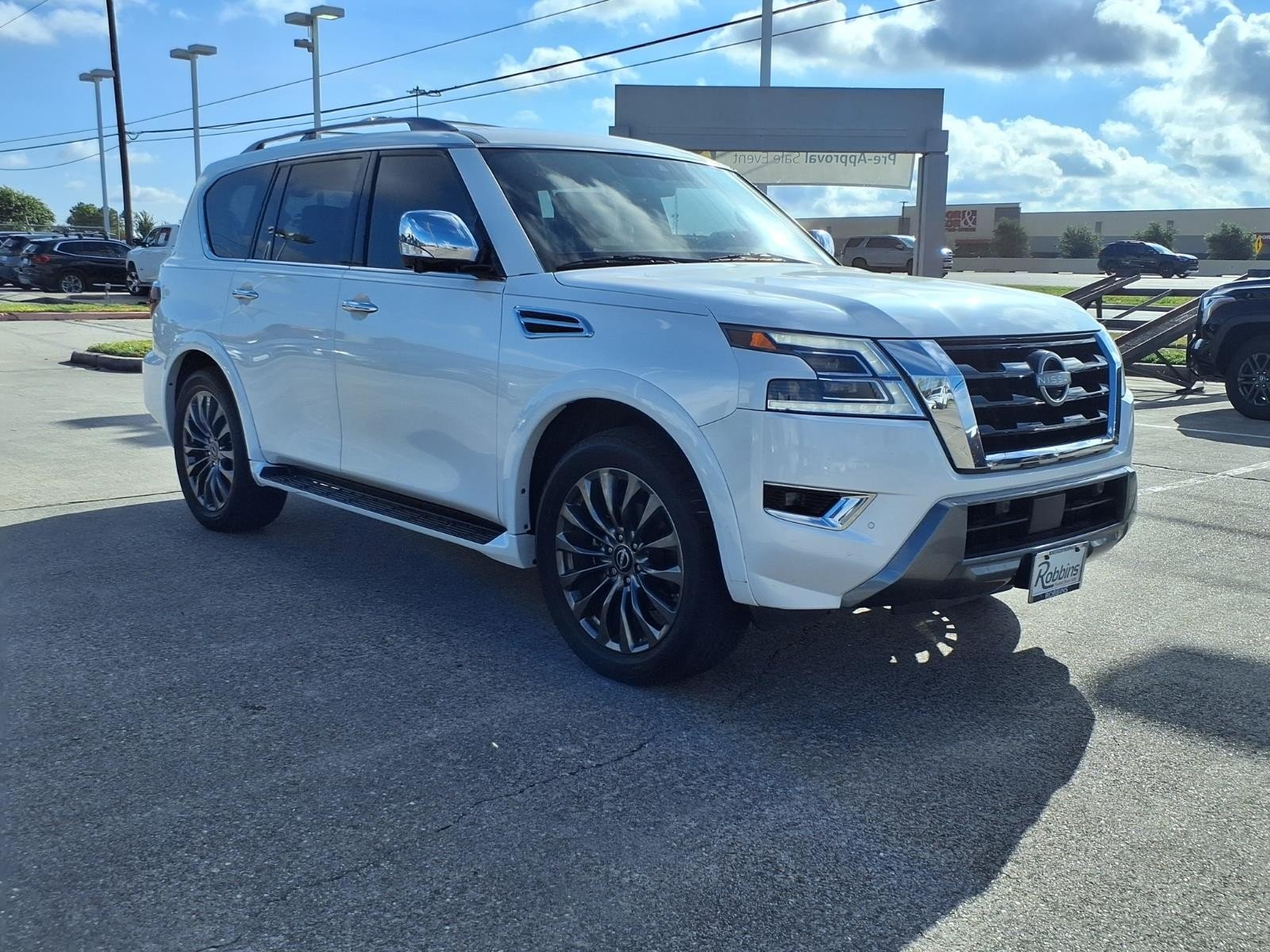 2022 Nissan Armada Platinum White at Price LeBlanc Nissan