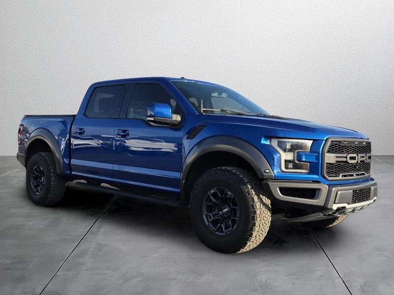 Used 2018 Lightning Blue FORD RAPTOR 4WD SUPERCREW 5.5