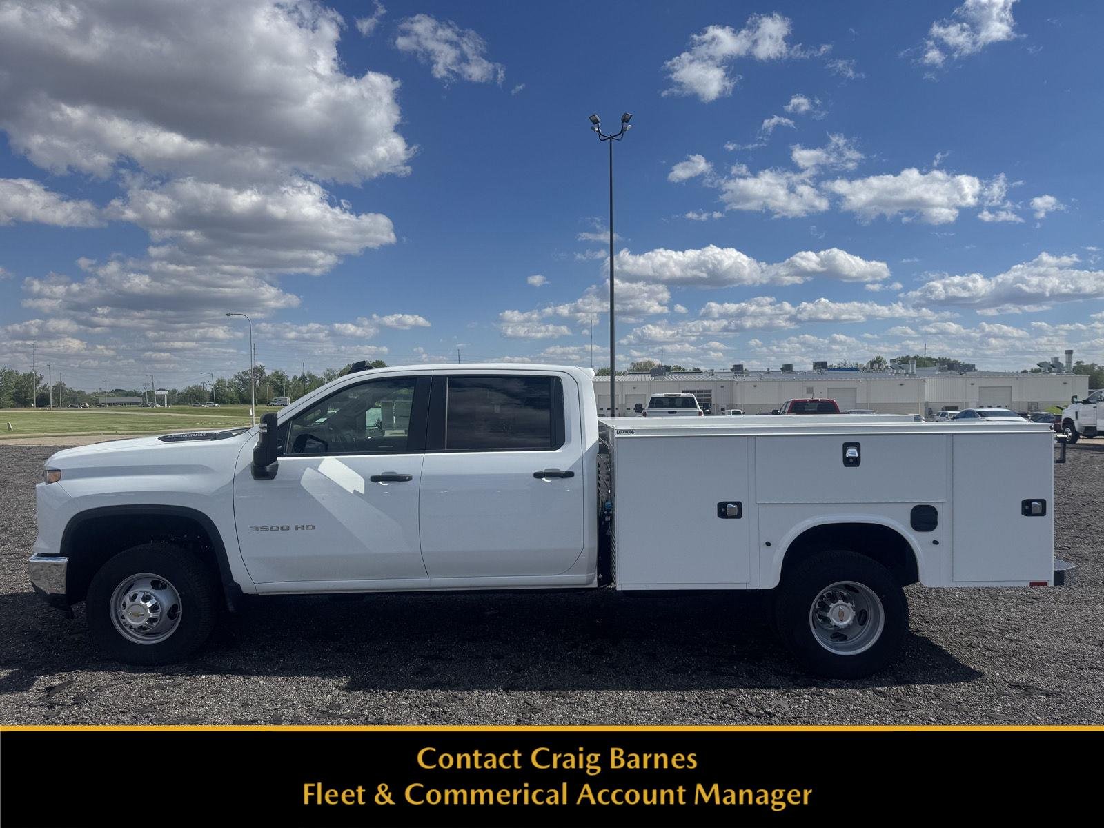 New 2026 Summit White Chevrolet Work Truck image 1