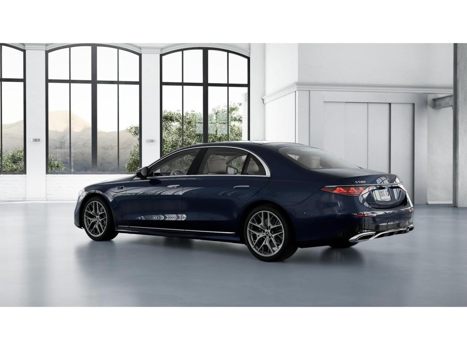 New 2027 Nautical Blue Metallic Mercedes-Benz S 580 4D Sedan 4MATIC® image 31