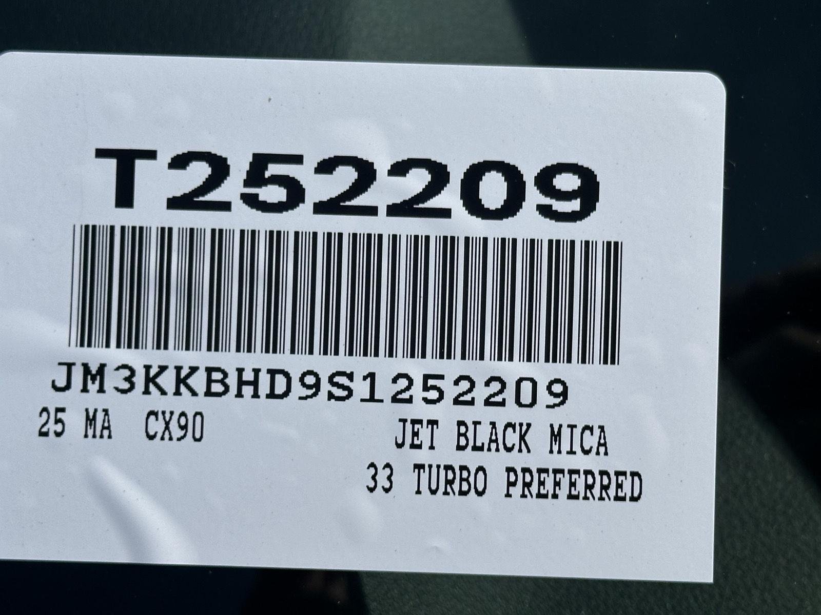 Used 2025 JET BLACK MICA MAZDA PREFERRED PACKAGE image 15