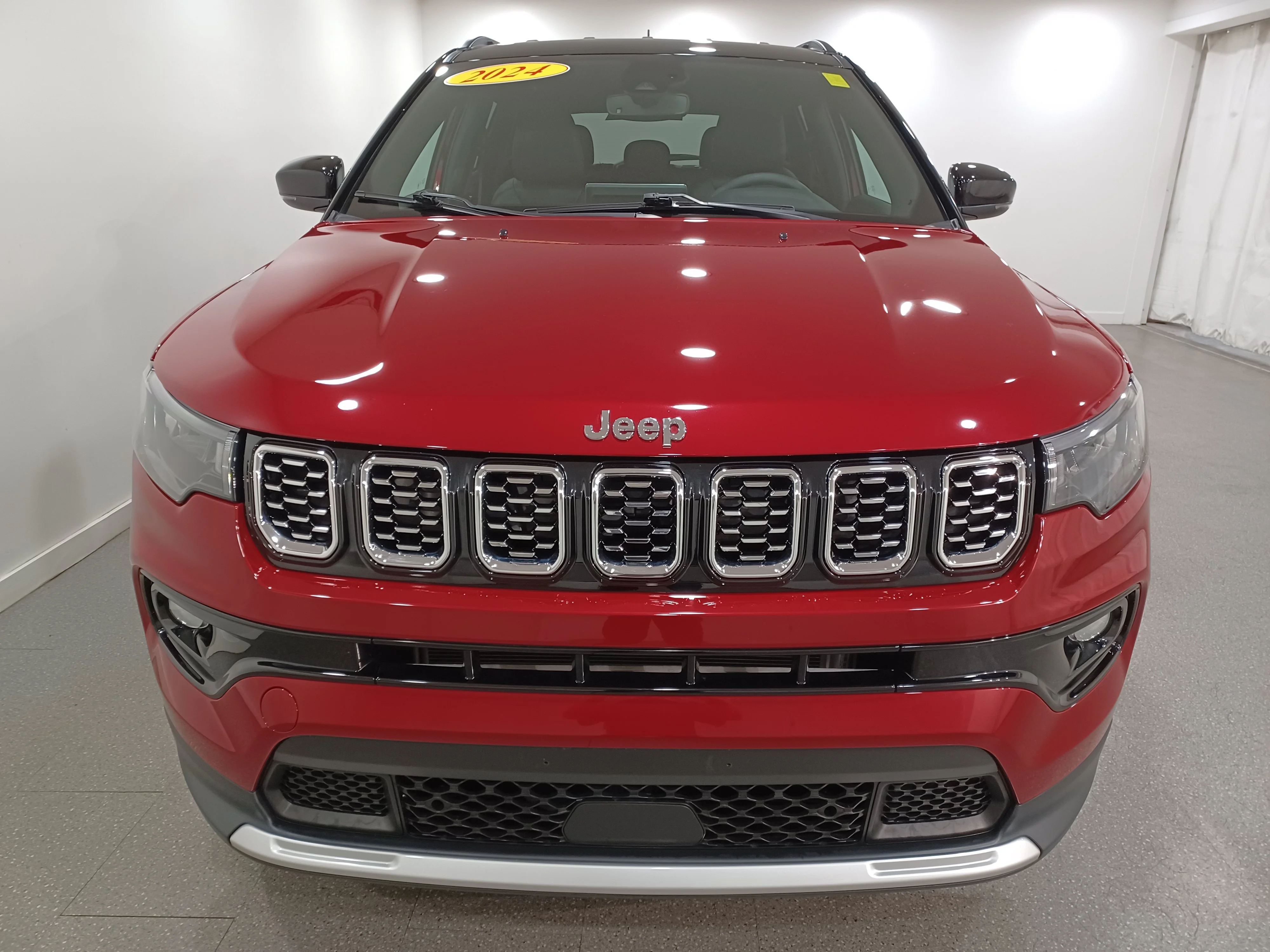 Certified Used 2024 Red Hot Pearl Jeep Limited 4x4*Remote Start | Htd Leather |  Htd Wheel | Blind Spot Detection | Lane Keep Assist image 3