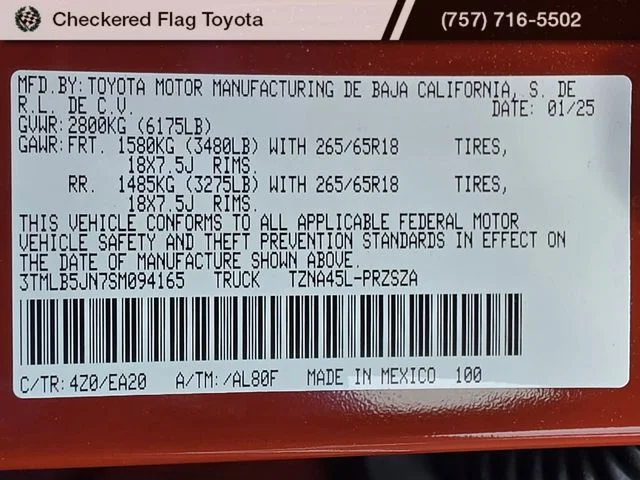 Used 2025 Terra Toyota TRD Sport image 24