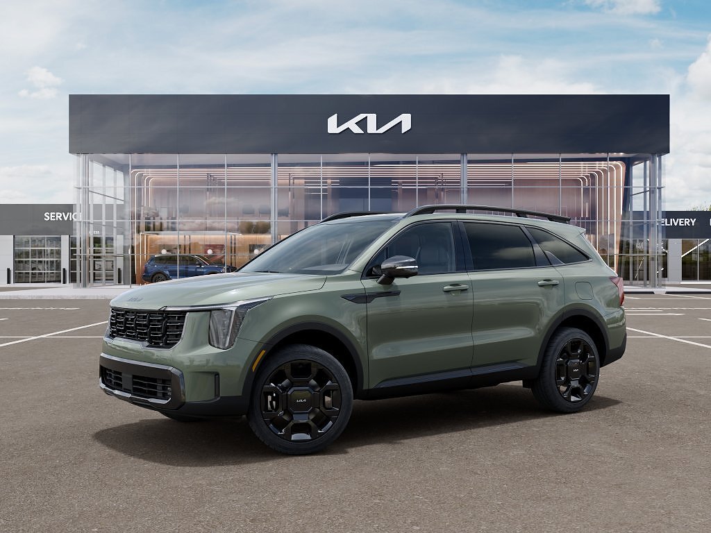 New 2026 Jungle Green Kia X-Line SX AWD image 3