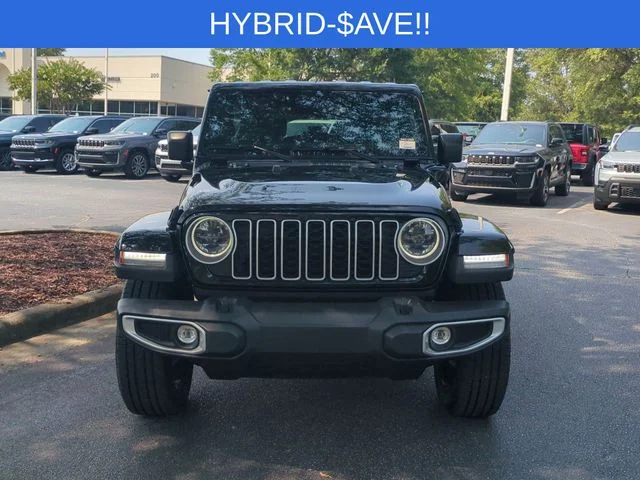Used 2025 Black Jeep Sahara 4xe image 8