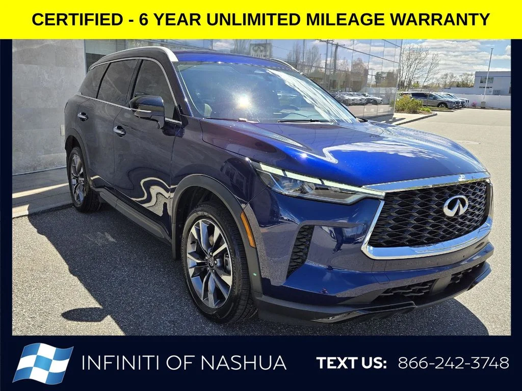 Certified Used 2023 Blue INFINITI LUXE image 19