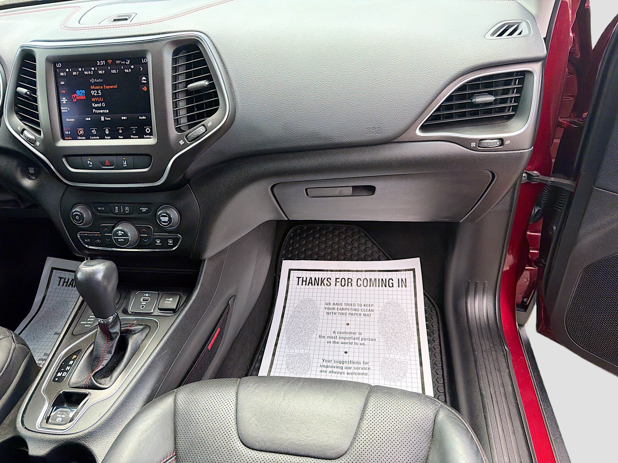 Used 2021 Velvet Red Pearlcoat Jeep Trailhawk image 18