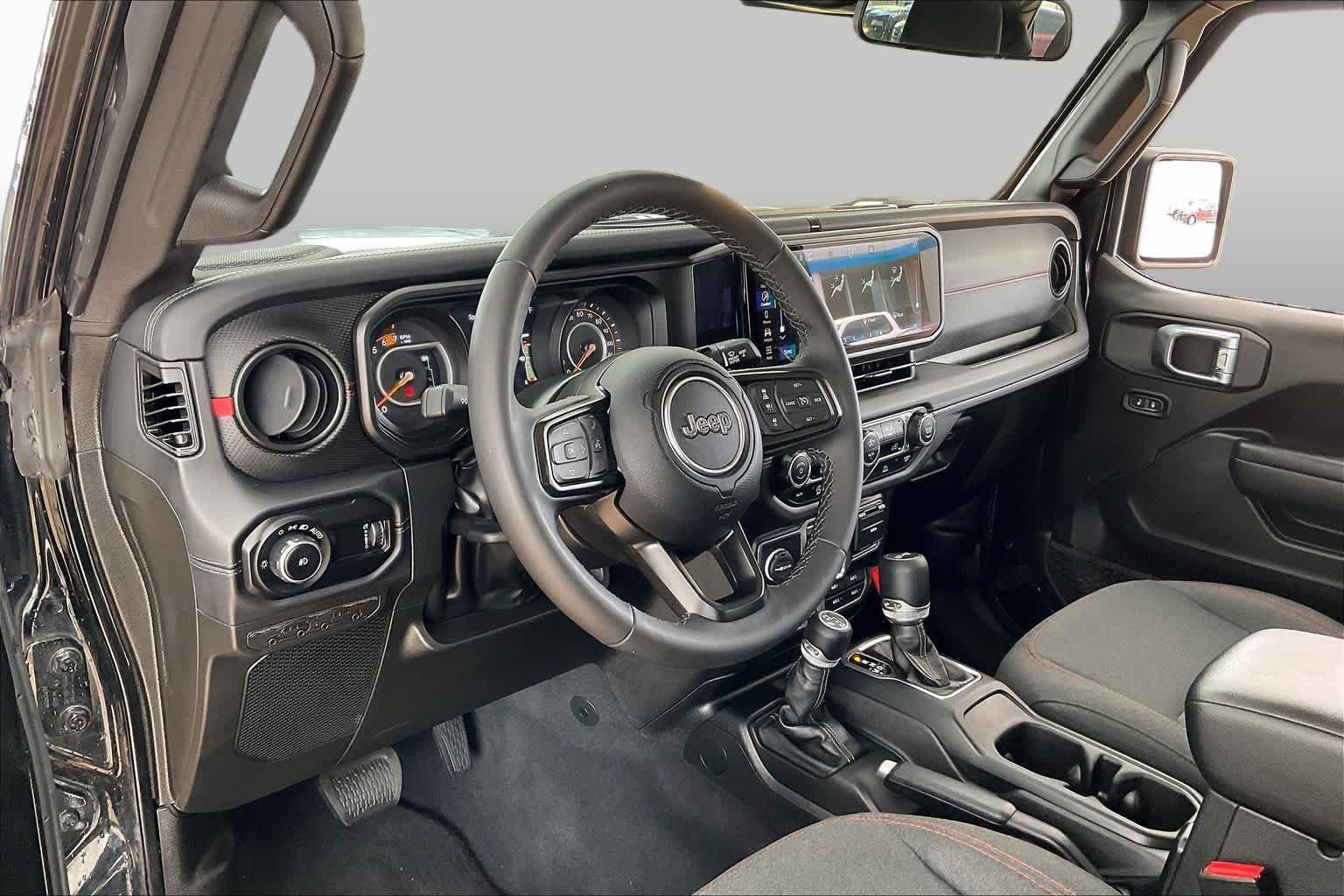 Used 2025 Black Clearcoat Jeep Rubicon image 16