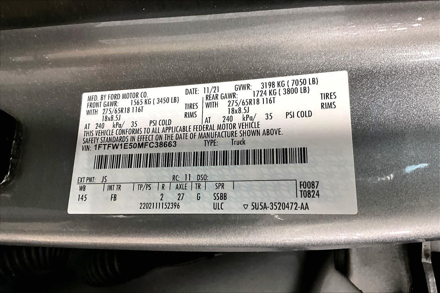 Used 2021 Iconic Silver Metallic Ford XLT image 33