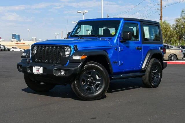 Used 2022 Blue Jeep Sport image 1