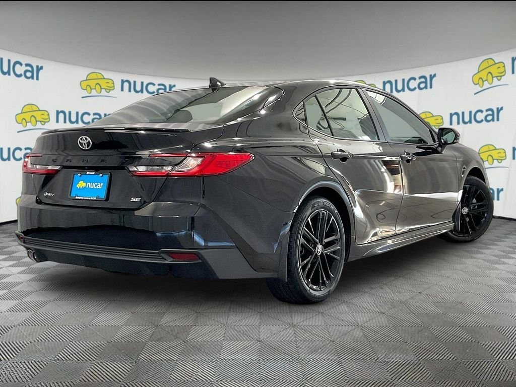 Used 2025 Midnight Black Metallic Toyota SE image 6