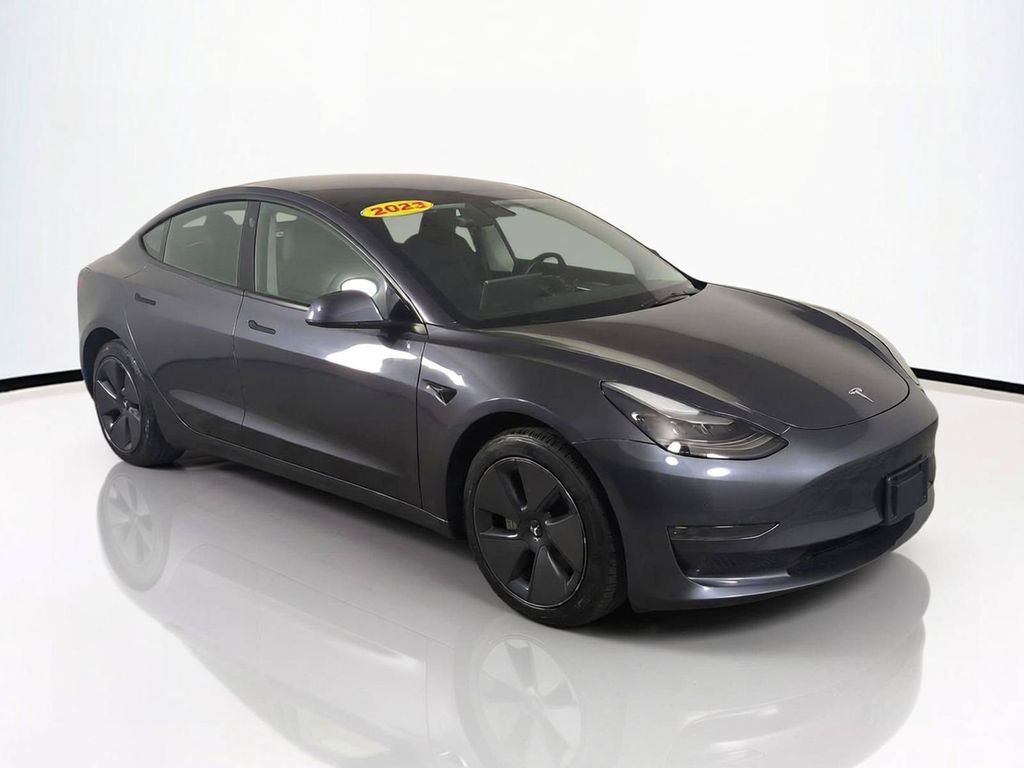 Used 2023 Tesla Model 3 Base with VIN 5YJ3E1EAXPF662363 for sale in Tampa, FL