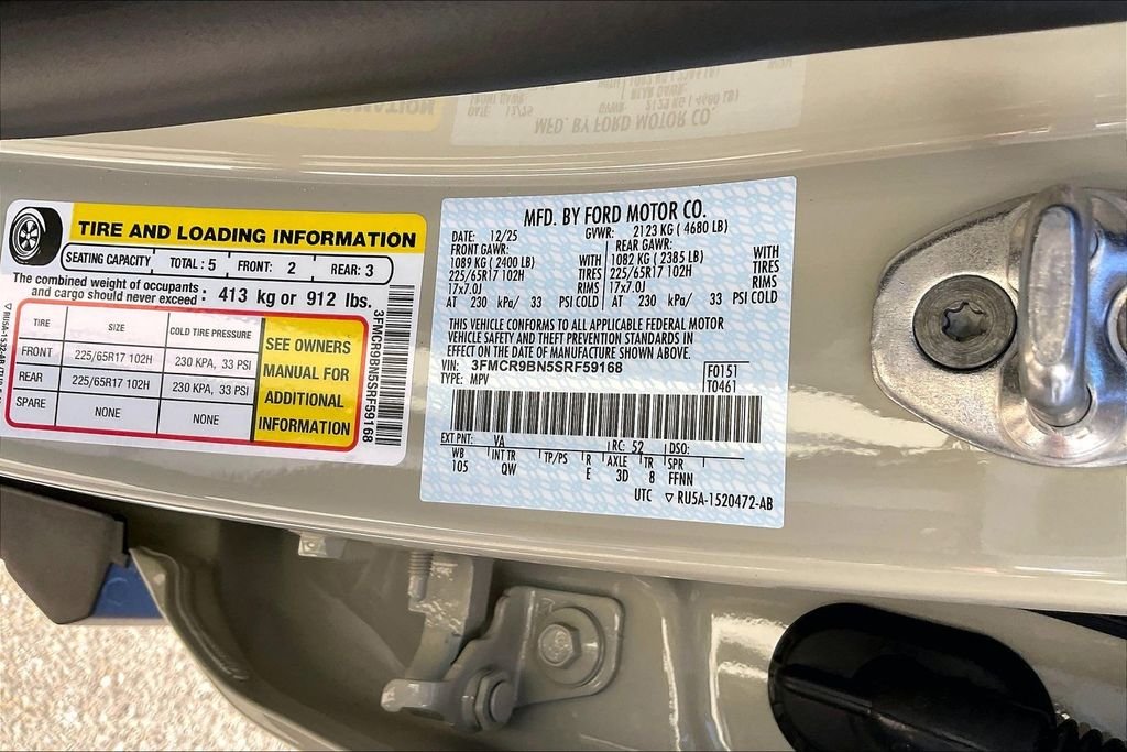 New 2025 Ford Bronco Sport Big Bend 4D Sport Utility