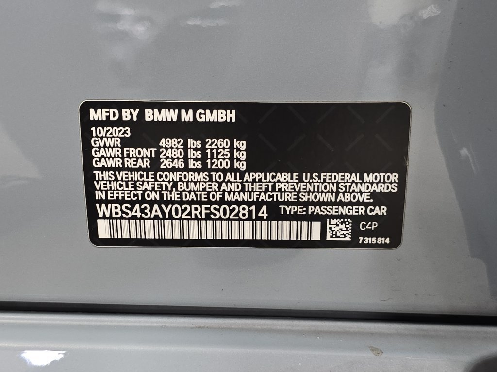Used 2024 Brooklyn Grey Metallic BMW Competition image 33