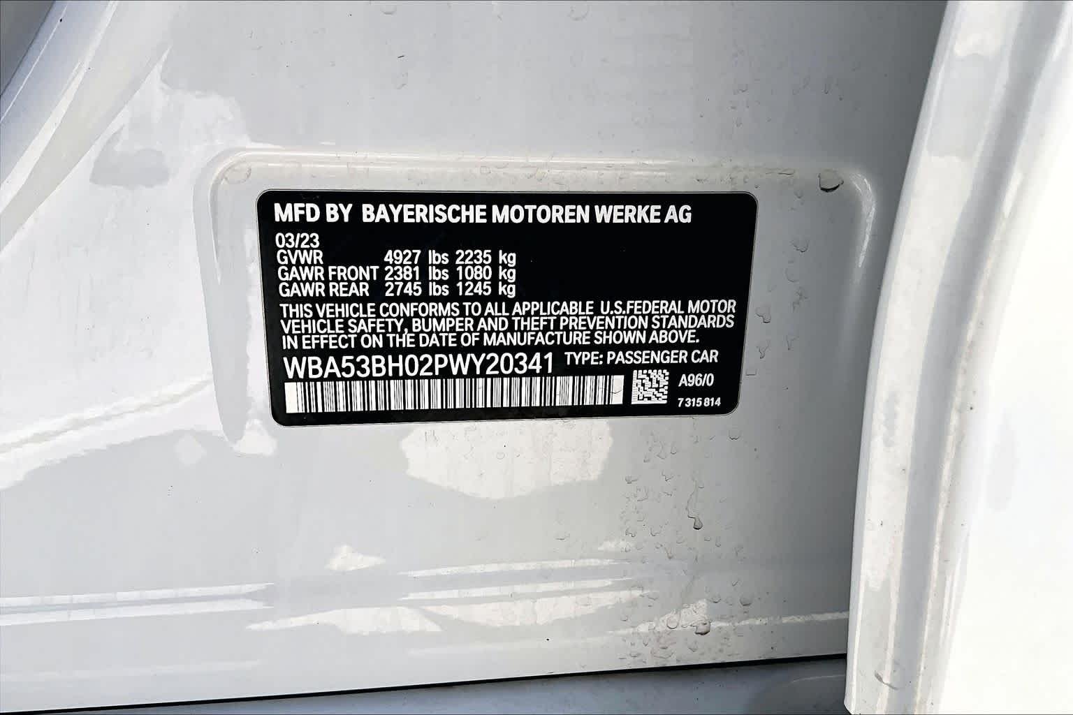 Used 2023 Mineral White Metallic BMW 530i image 33