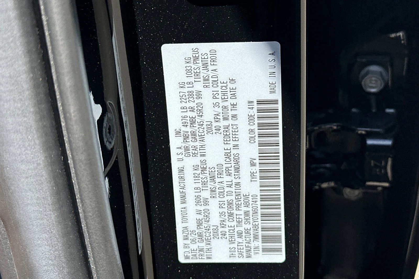 New 2026 Jet Black Mica Mazda 2.5 Turbo Premium Plus AWD image 23