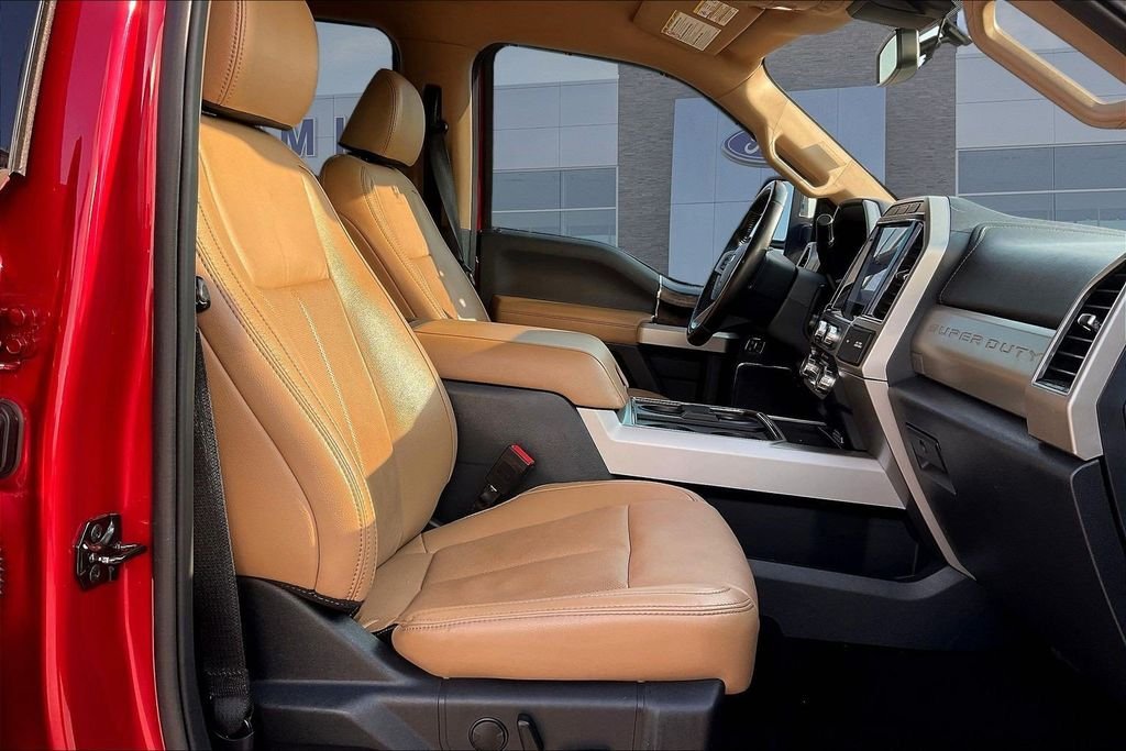 Certified Used 2022 Red Metallic Ford Lariat image 30