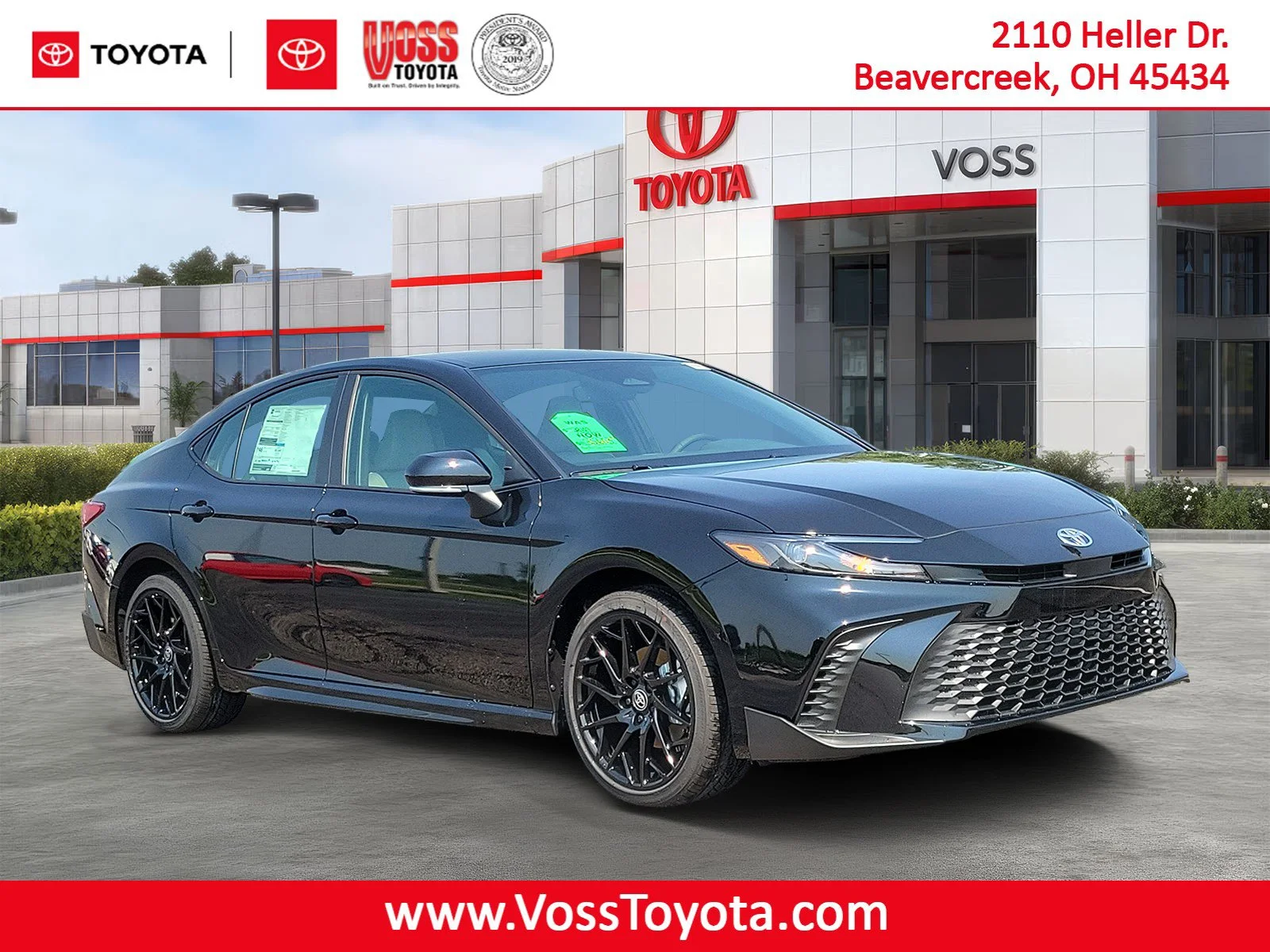 New 2026 Midnight Black Metallic Toyota SE image 1
