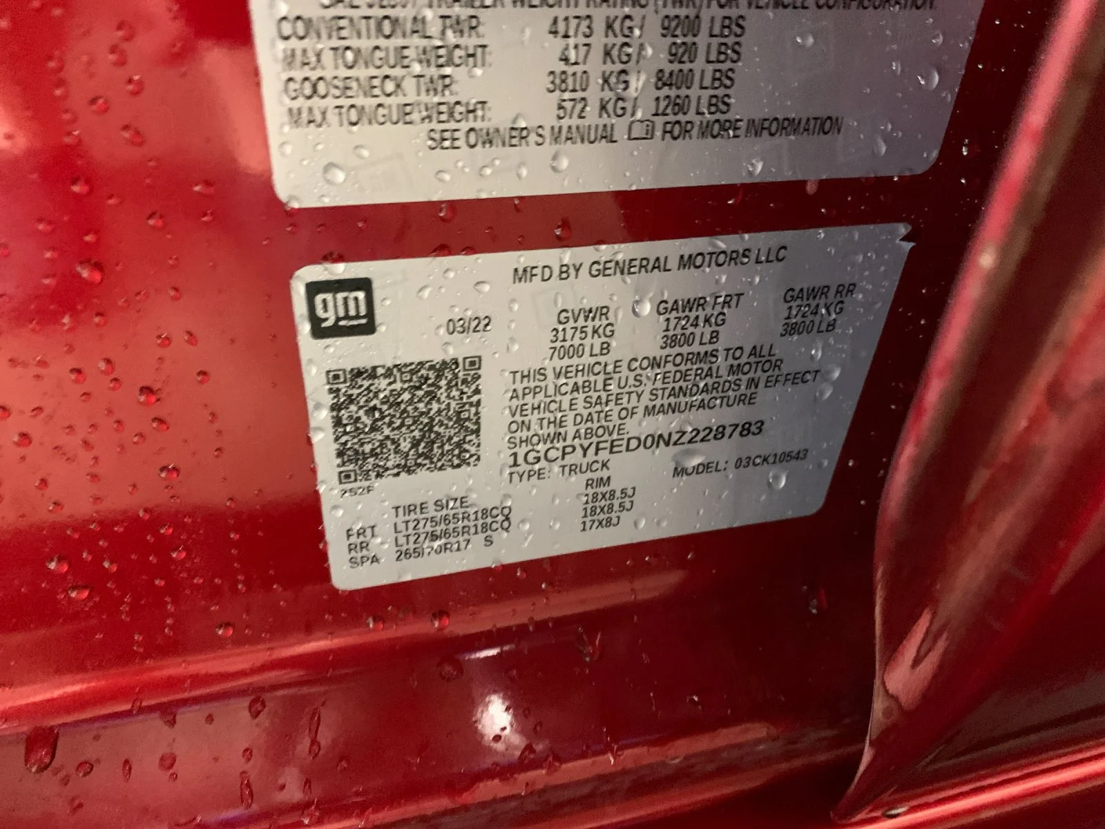 Used 2022 CHERRY RED TINTCOAT Chevrolet LT Trail Boss image 32