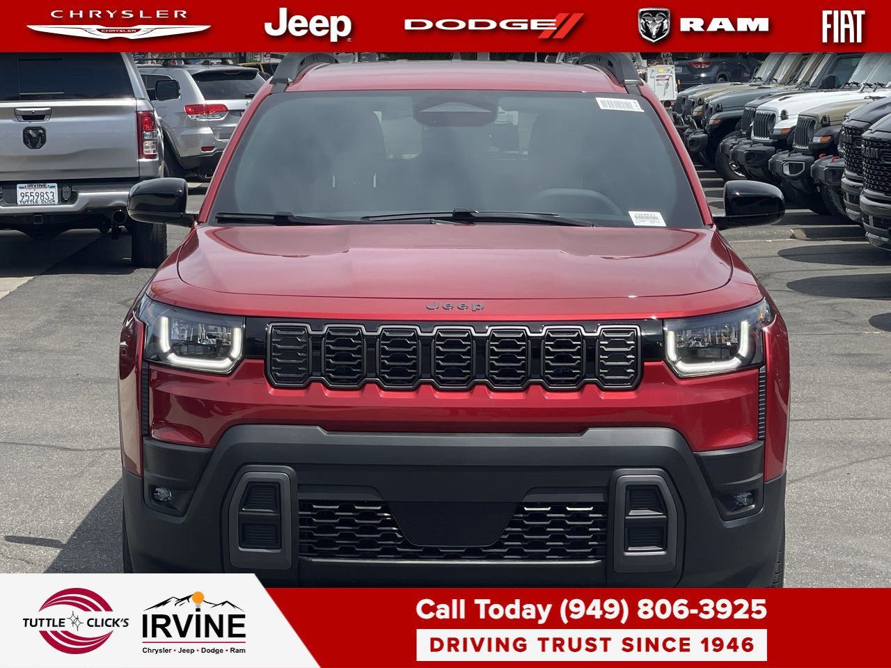 New 2026 Red Hot Pearlcoat Jeep Laredo image 8