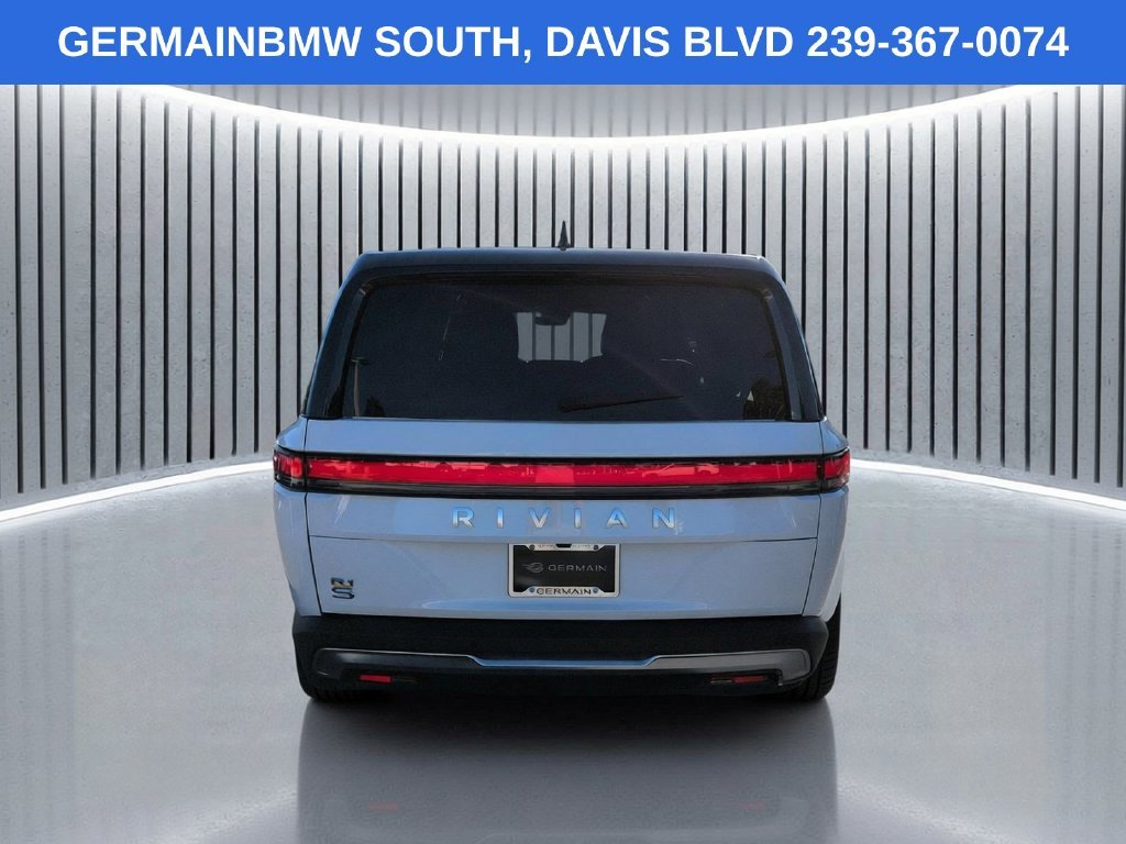 Used 2024 Glacier White Rivian Adventure Quad Motor Large Pack image 6