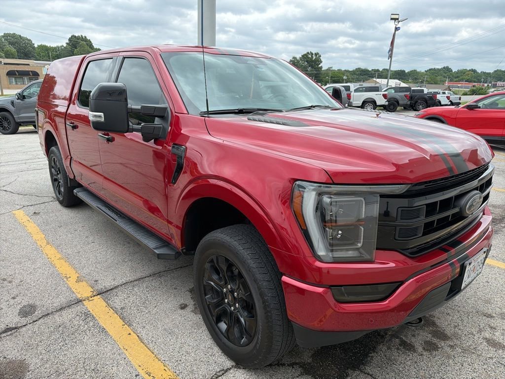 Used 2022 Red Metallic Ford LARIAT image 3