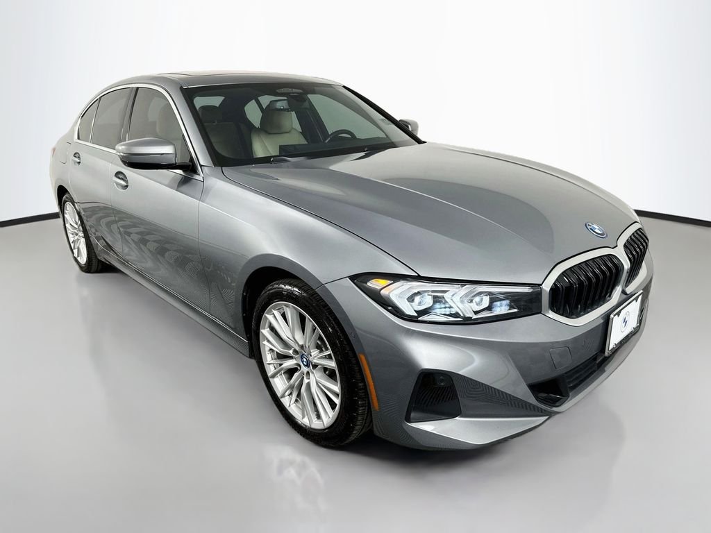 Certified Used 2024 Skyscraper Grey Metallic BMW 330e iPerformance image 3