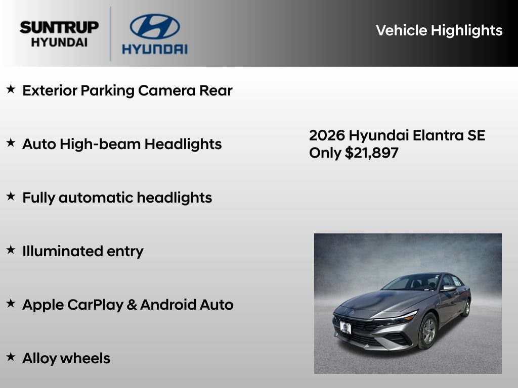 Certified Used 2026 Fluid Metal Hyundai SE image 16