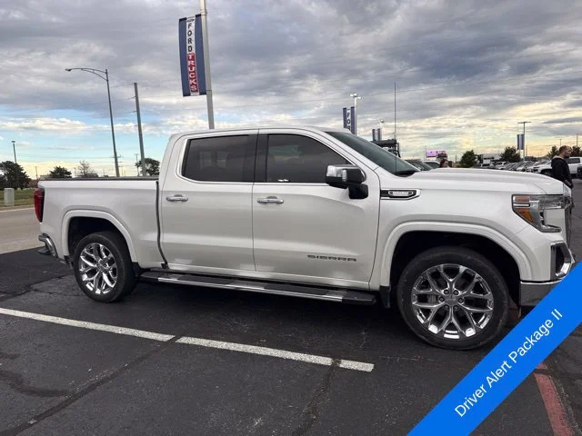 Used 2021 White Frost Tri-Coat GMC SLT image 6
