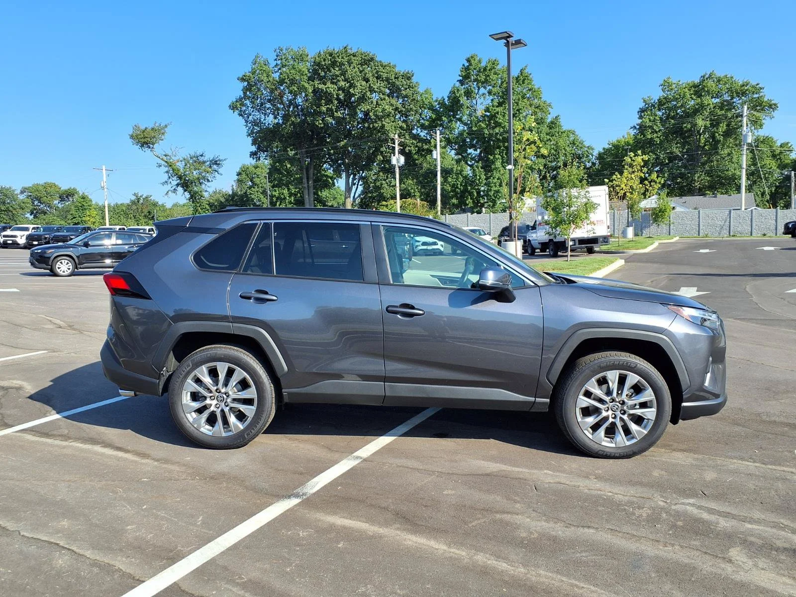 Certified Used 2025 Magnetic Gray Metallic Toyota XLE Premium image 2